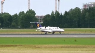 Lufthansa Flight Training go around  touch and go at Hamburg Airport [upl. by Fanchette]