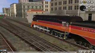 Trainz SP 4449s New Whistle amp Engine Sound [upl. by Simeon]