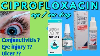 Ciprofloxacin Tablet 500 mg Uses Side Effects  Ciplox Tablet EarEye Drop Ciprobid Infusion [upl. by Isyad6]