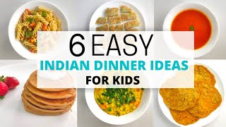 6 Easy Indian dinner recipes for kids and toddlers  indian dinner recipes for toddlersMywhitepot [upl. by Aivull]