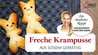 Kinder backen mit Christina Bauer freche Krampusse [upl. by Icrad964]