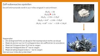 Redox  Redoxreacties opstellen zonder Binas [upl. by Akeme]