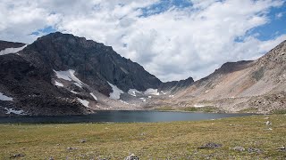 Backpacking Montanas AbsarokaBeartooth Wilderness  Shelf Lake amp Moon Lake [upl. by Ainej]