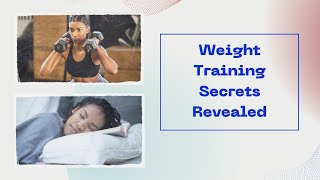 Weight Training SECRETS Revealed Lose Fat Even As You Nap [upl. by Callahan817]