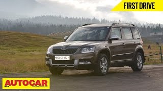 2014 Skoda Yeti Facelift  First Drive Video Review  Autocar India [upl. by Neal]