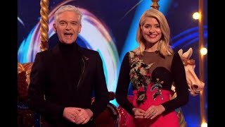 Holly Willoughby serves major cleavage in striking sheer dress [upl. by Bonnee]