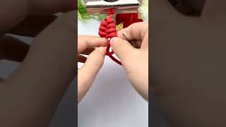 Wow Phoenix Tail Knot RopeKnitting Skills Sharing Practical Rope Knots Fancy Knots Easyto [upl. by Benedetta]