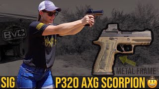 Better than Glock 🤷‍♀️ Sig Sauer P320 AXG Scorpion [upl. by Neyuh998]