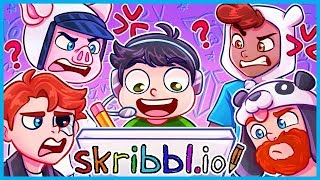 NOGLA is the WORST Pictionary Player EVER Skribblio Funny Moments [upl. by Yhtimit]