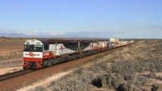 Railways in Australia EMDs down under Interstate freight 3MP9 [upl. by Bough]