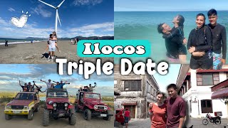 TRIPLE DATE SA ILOCOS  MY FIRST TRAVEL EXPERIENCE [upl. by Naillik]