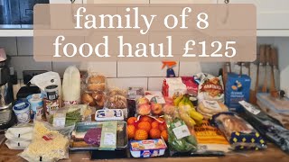 £125 FAMILY OF 8 GROCERY HAUL amp MEAL PLAN  JULY 2024 [upl. by Choo]