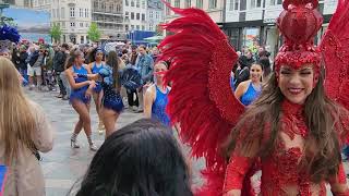 Awesome Street Performers during Carnival in Denmark Europe ❤️ Carnival 2024 [upl. by Huldah]