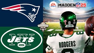 PATRIOTS vs JETS  Week 3  MADDEN 25 Prediction [upl. by Ayet]