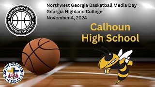 NWGA Basketball Media Day Calhoun High School [upl. by Yarod]