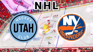 Utah Hockey Club vs New York Islanders  2024 NHL Play by Play Live Score [upl. by Ybbor541]