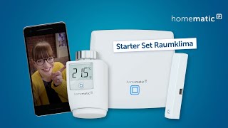 Homematic IP – Wir geben Deutschland das SmartHomeGefühl 📱🏡👀 – Starter Set Raumklima extended [upl. by Naerad32]