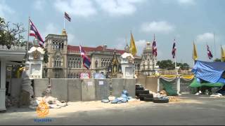 Thai protesters clear Bangkok streets [upl. by Nyladam]