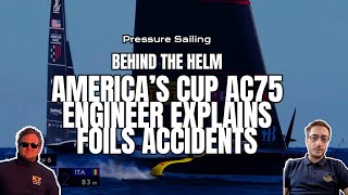 America’s Cup Nosedive Cavitation and Foils Explained Interviewing an Engineer americascup [upl. by Enimisaj451]