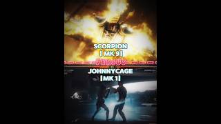 Mortal kombat 9 Scorpion vs mortal kombat 1 johnnycage [upl. by Ised]