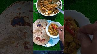 Morning Nasta  Aloo Makhana Aur Paratha 🌮 shorts nasta viralshort rannabanna2509 [upl. by Assirok612]