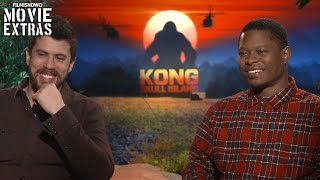 Kong Skull Island 2017 Toby Kebbell amp Jason Mitchell talk about their experience making the movie [upl. by Adelaja287]