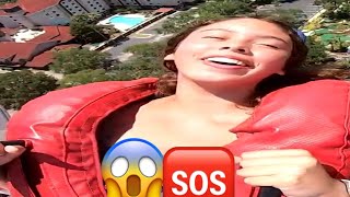 Scream Queen 🤩 Epic Reactions on the Ultimate Slingshot Ride 🤯🔥 [upl. by Ydnarb]