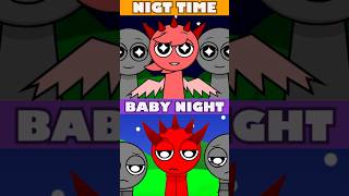 Incredibox Sprunki BABIES 🍼👶 VS Sprunki NIGHT TIME 🪙✨ All Characters [upl. by Sutelc816]