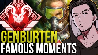 GENBURTENS MOST FAMOUS MOMENTS  Apex Legends Montage [upl. by Neeluqcaj828]