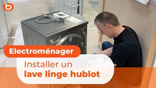 Comment installer et brancher un lave linge hublot  I Boulanger [upl. by Osmo]