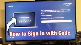 How to Sign In Amazon Prime Video Account from Smart TV Enter Your Code Where [upl. by Itaws]