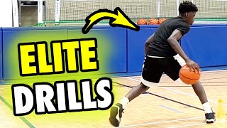 Elite Basketball Training Advanced Drills for Game Ready Skills  Full Basketball Training Session [upl. by Norrabal577]