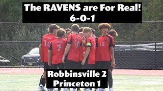 Robbinsville 2 Princeton 1  HS Boys Soccer  Nick Grippa GW Goal [upl. by Docilla]