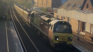 At Hinckley station a epic catch 70806 colas Rail 6M40 171024 [upl. by Fleming]