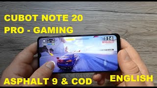 Cubot Note 20 Pro  Gaming ASPHALT 9 amp CODGreat Performance [upl. by Johppa]