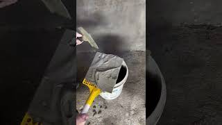 Wall cement mortar grid patting tool [upl. by Artenek801]