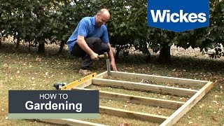 How to Build a Wooden Shed Base with Wickes [upl. by Nova]