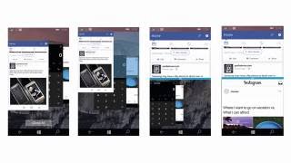 Windows 10 Mobile  Split ScreenMultitaskingRunning 2 Apps simultaneously [upl. by Greff]