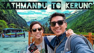 First Day in Tibet  Kathmandu to Kerung  Lhasa Travel Video [upl. by Tynan]