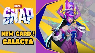 Galacta IS ALREADY INSANE In Marvel Snap  New Card Marvel Snap [upl. by Anirehtac]