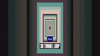 Make Infinite 3D Color Tunnel Loops in After Effects [upl. by Zerla]