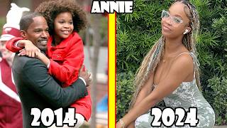 Annie Cast Then and Now 2024  Annie 2014 Movie Real Name Age and Life Partner 2024 [upl. by Oirramed]