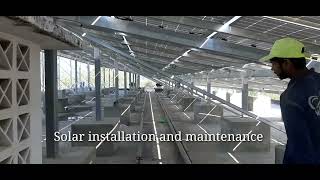 solar installation and maintenance [upl. by Neirb]