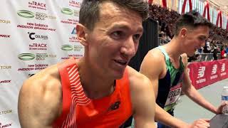 World Champion Jake Wightman Returns To The Track With Indoor 1500m PB At NB Grand Prix [upl. by Asirrac147]