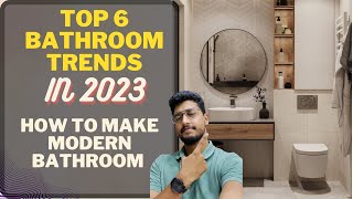 Make your Bathroom modern with 6 easy tips Top 6 Bathroom Trends TIPS  TRENDS interiordesign [upl. by Denver]