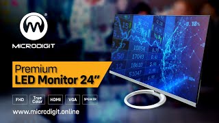 MICRODIGIT  FHD Premium LED Monitor [upl. by Lleznod]