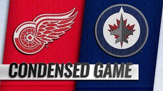 011119 Condensed Game Red Wings  Jets [upl. by Gravante]