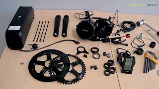 Bafang 250W500W750W1000W BBS01BBS02BBSHD Mid Drive Motor installation  English [upl. by Naashom]