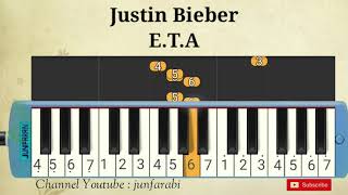 Justin Bieber  E T A  pianika [upl. by Ruthy846]