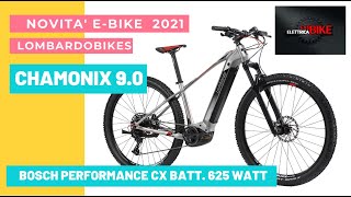 eBike novità 2021 LOMBARDO  CHAMONIX 90  Bosch performance cx batt 625 watt [upl. by Htiel]